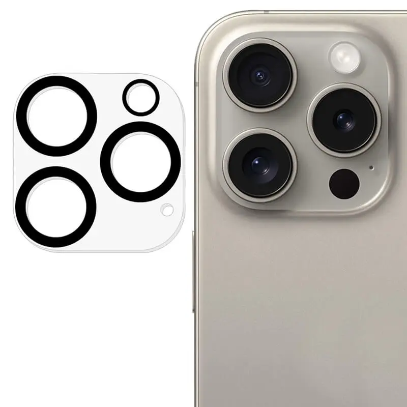 3x Ochranné sklo pro objektiv fotoaparátu a kamery pro Apple iPhone 16 Pro Max - 2+1 zdarma