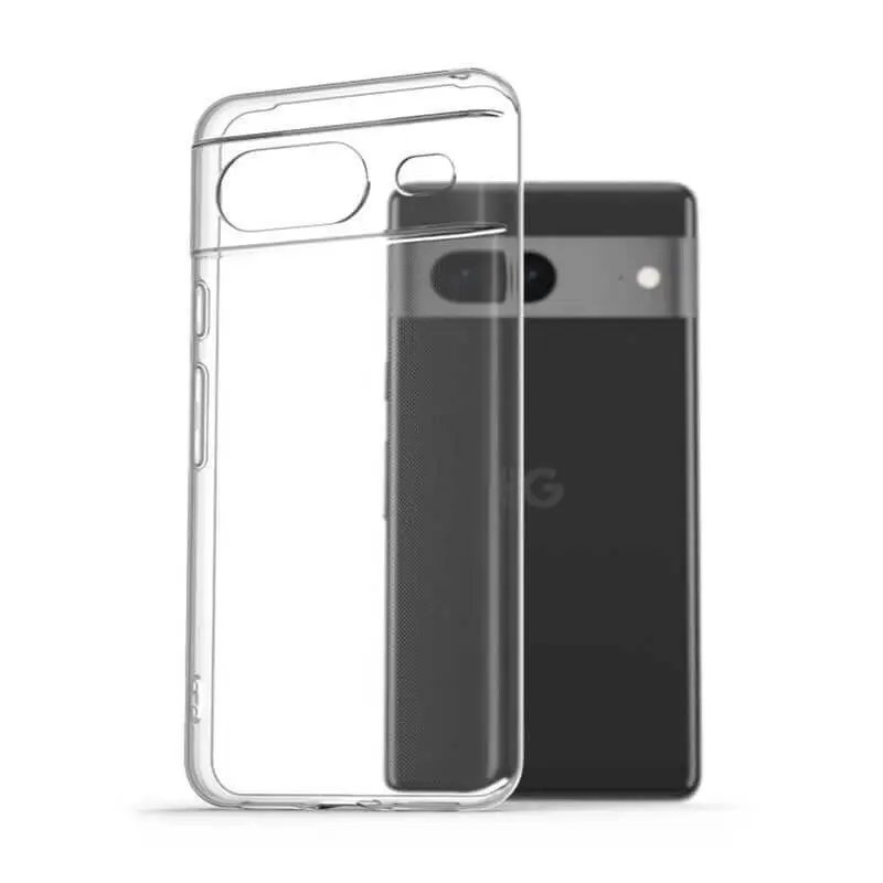 Silikonový obal pro Google Pixel 9 Pro - průhledný