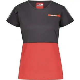 Swix Carbon dámské triko; červená/černá;