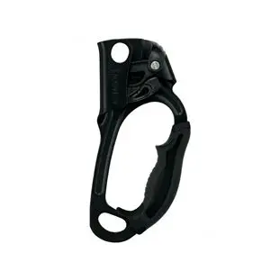 Blokant lanový s rukojetí Petzl ASCENSION levý ČERNÝ