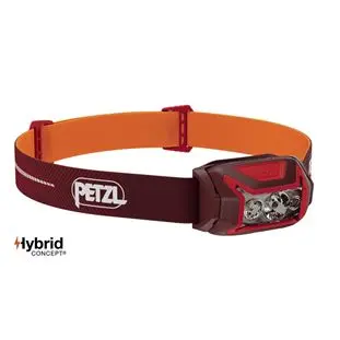 PETZL svítilna čelová ACTIK CORE 2025 ČERVENÁ