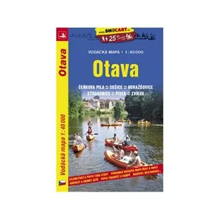 Shocart vodácká mapa Otava