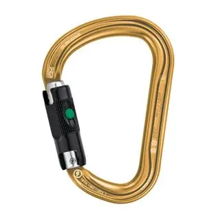 Petzl WILLIAM BALL LOCK karabina; zlatá