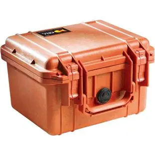 PELI CASE 1300 box; oranžová; s pěnou