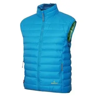 WARMPEACE DRAKE pánská vesta; barva:winter blue/mint