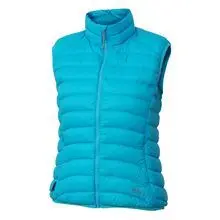 Warmpeace Swan Lady fresh blue/winter blue; péřová vesta