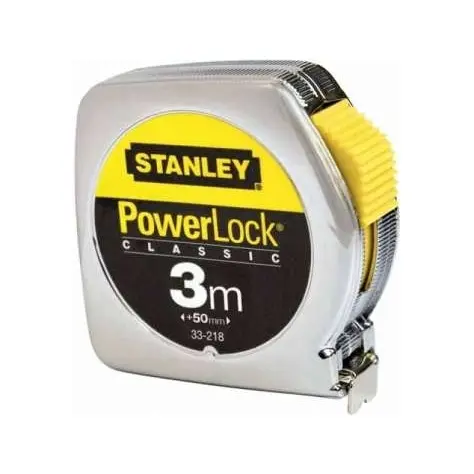 Svinovací metr Powerlock 3mx12,7mm s plastovým ABS pouzdrem Stanley 0-33-238