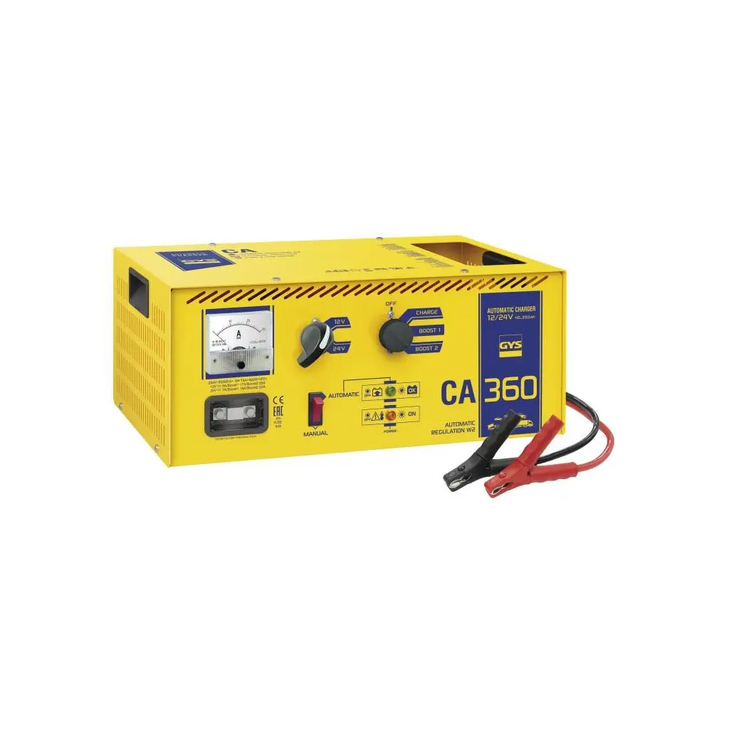 Automatická nabíječka autobaterií GYS CA 360 pro 6/12/24V 023185