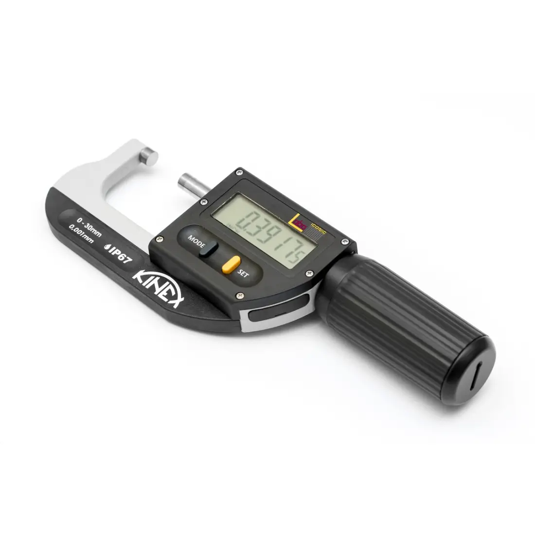 KINEX/K-MET Digitální mikrometr třmenový KINEX ICONIC Labo 30-66mm, 0,001mm, DIN 863, IP 67 7030-27-066
