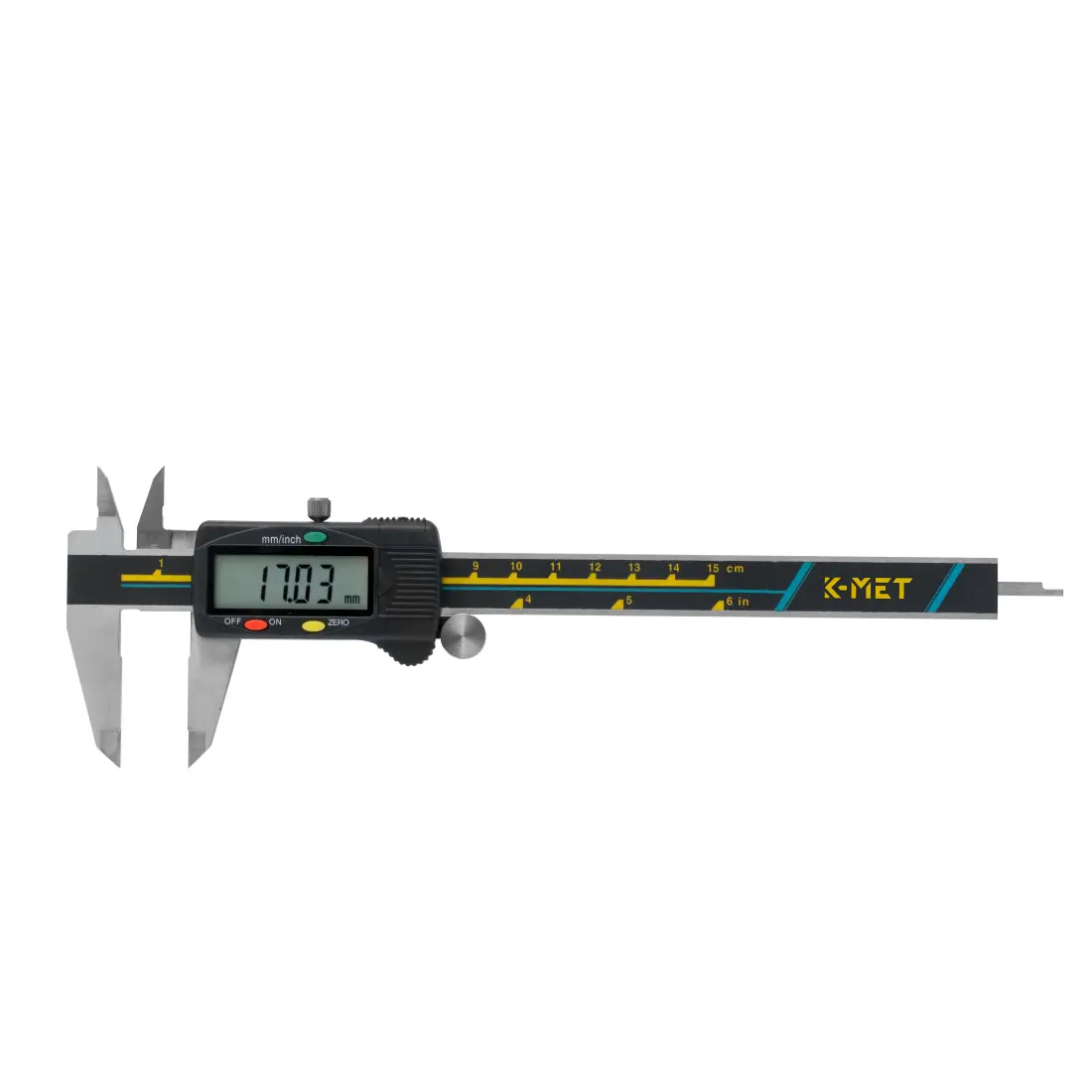 KINEX/K-MET Digitální posuvné měřítko KINEX, 200 mm, DIN 862 6040-02-200