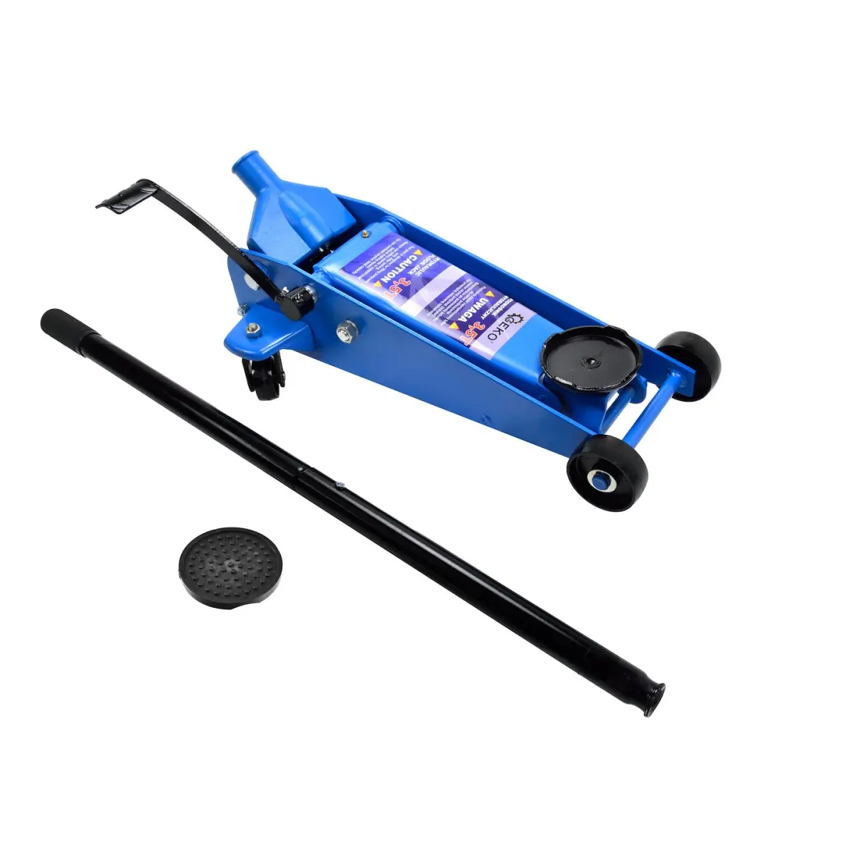 GEKO Hydraulický zvedák 3,5t pojizdný s pedálem G01063
