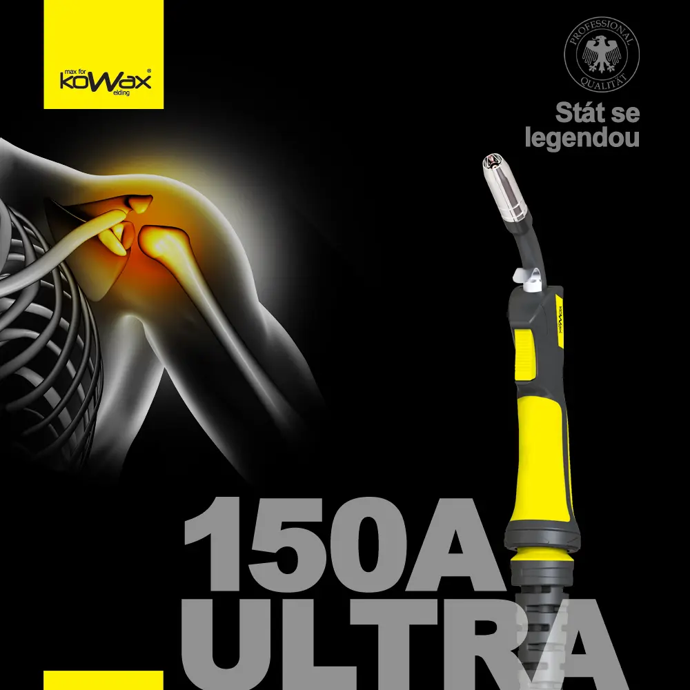Kowax Hořák 150A, 4 m EURO HKM150A4ULTRA