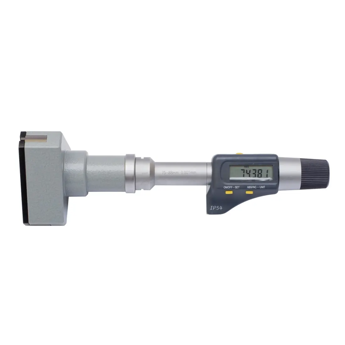 KINEX/K-MET Digitální mikrometr třídotekový (dutinoměr) KINEX 125-150 mm, DIN 863, IP 54 7090-02-150