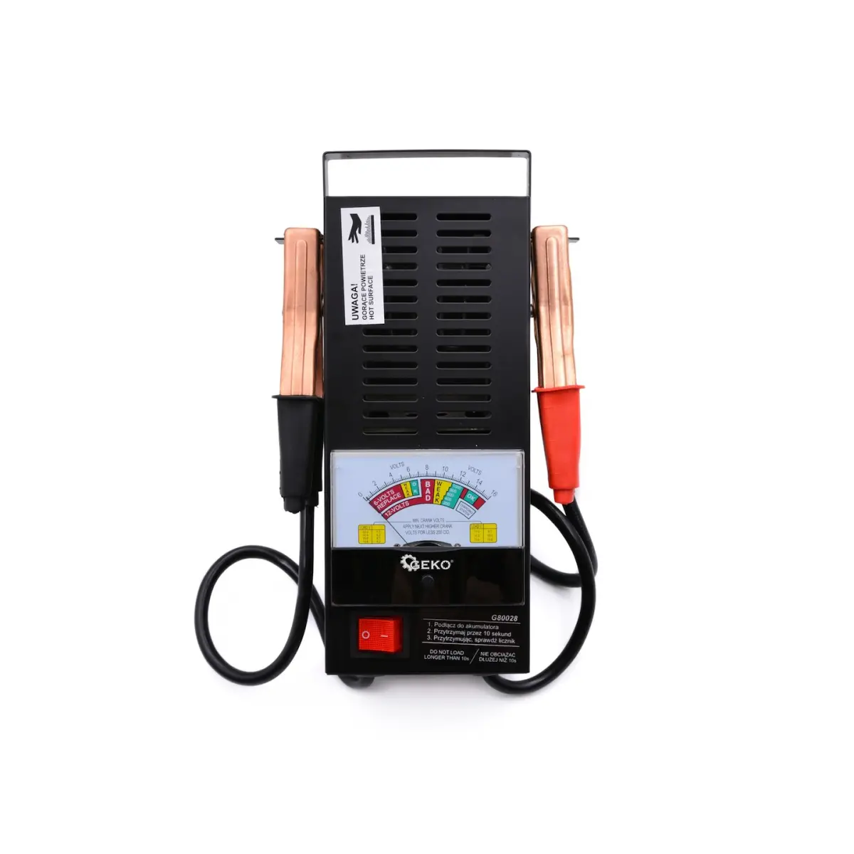 Zátěžový tester autobaterií, analogový, 6/12V