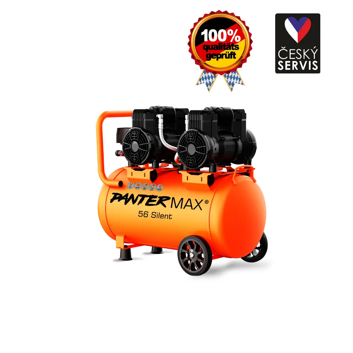 PANTERMAX Super tichý bezolejový kompresor AirFlow 56 SILENT PMAF56SI