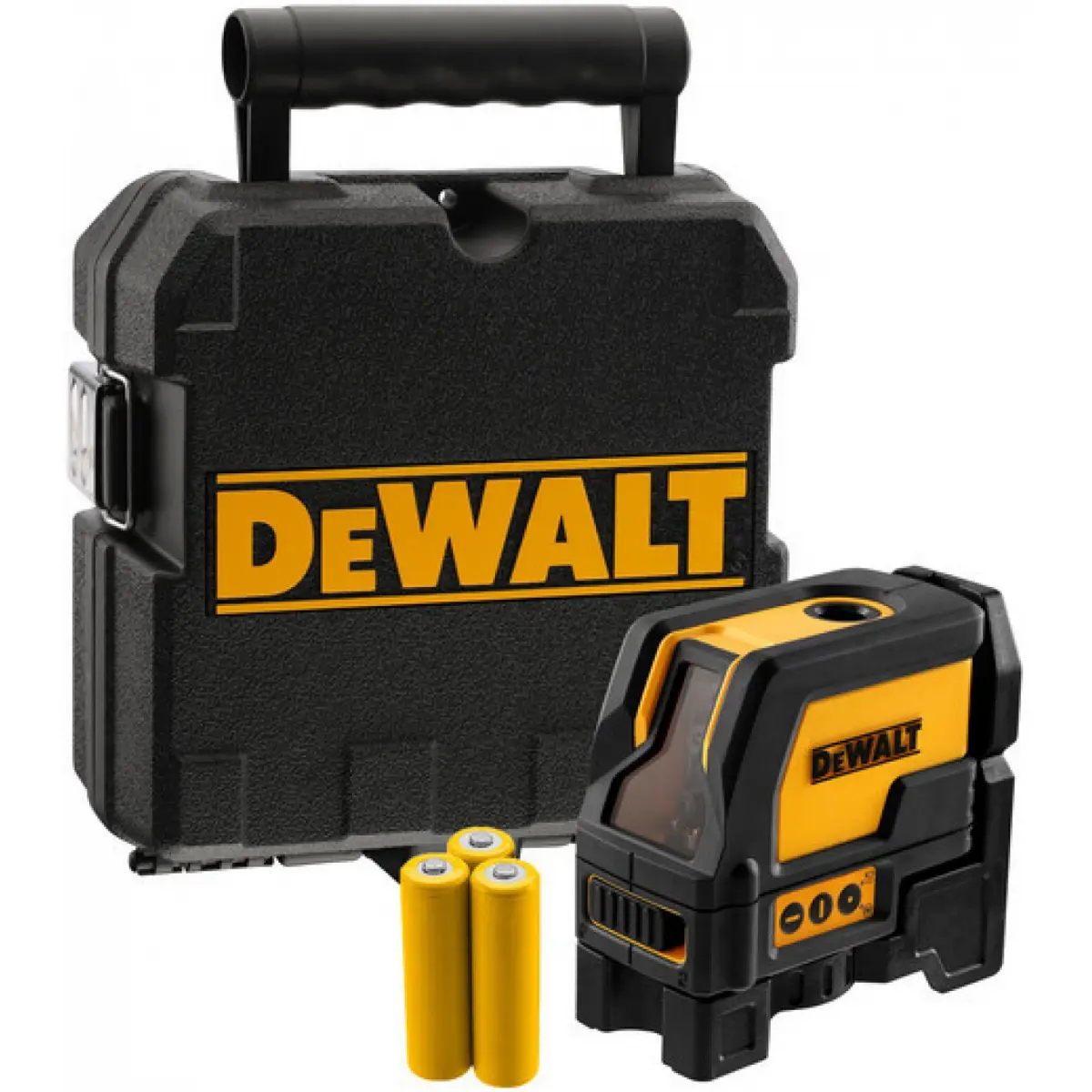 DeWALT - Křížový laser s olovnicí, dosah 30 m, baterie DW0822