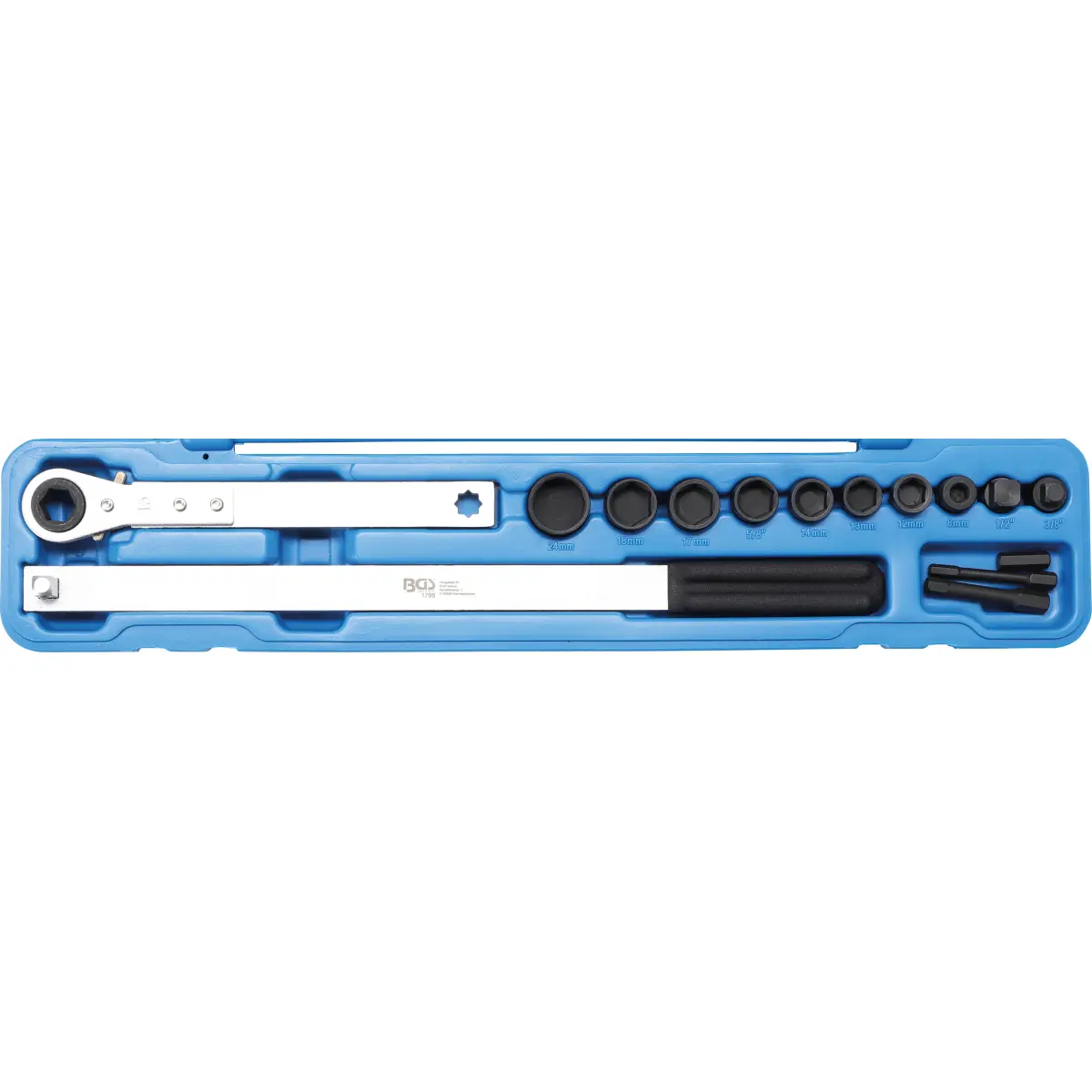 Sada pro montáž a demontáž drážkovaného klínového řemene BGS 1706 | 10 mm (3/8") + 12,5 mm (1/2") BGS1706