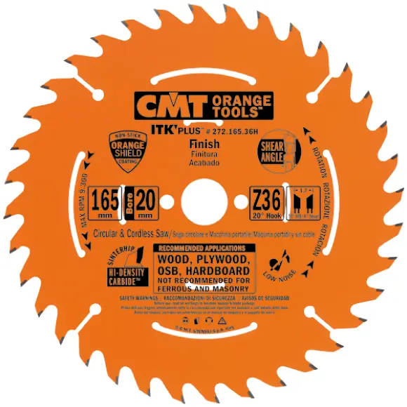 CMT Orange Tools CMT ITK Ultra tenký kotouč univerzální - D184x1,7 d20(+16,+15,87) Z24 HW C27118424H