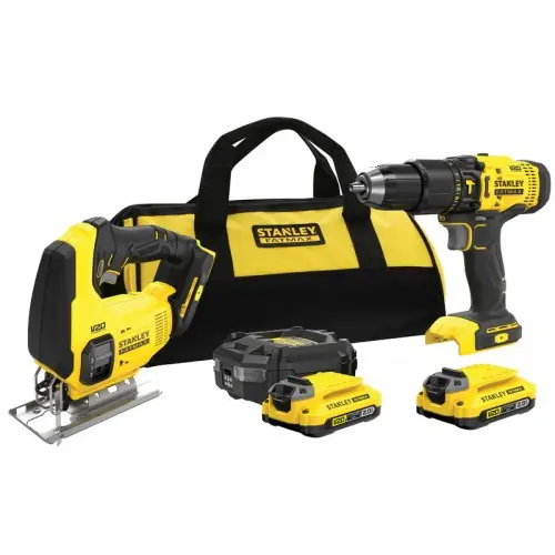 Kombinovaná sada V20 18V 2x2,0Ah Stanley FatMax SFMCK212D2S SFMCK212D2S
