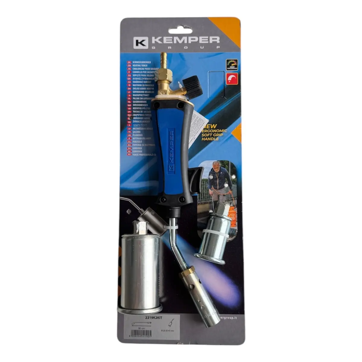 Kemper Group Hořák na PB-sada, hubice 20-30-45 mm, spořič 2219K2KIT