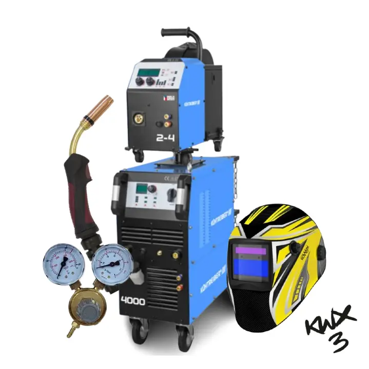 Kühtreiber Invertor KITIN 4000SW SYNERGIC + Podavač KITin 2-4EW Synergic + Propoj 5mW + Hořák