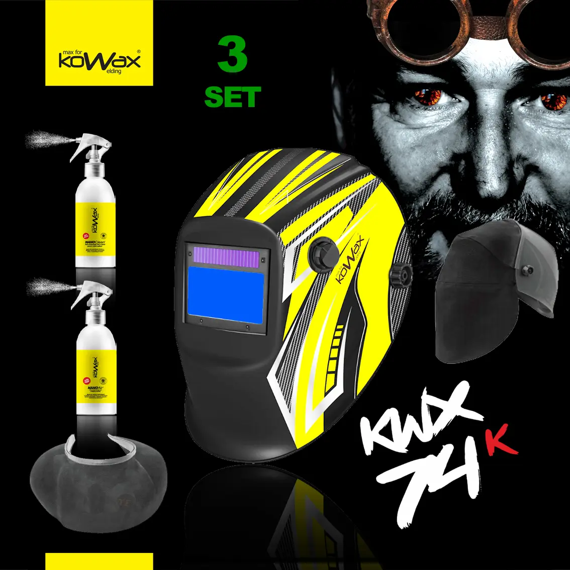 KOWAX Samostmívací kukla KWX74 (1/1/1/2) SET3 KWX74K_S03A
