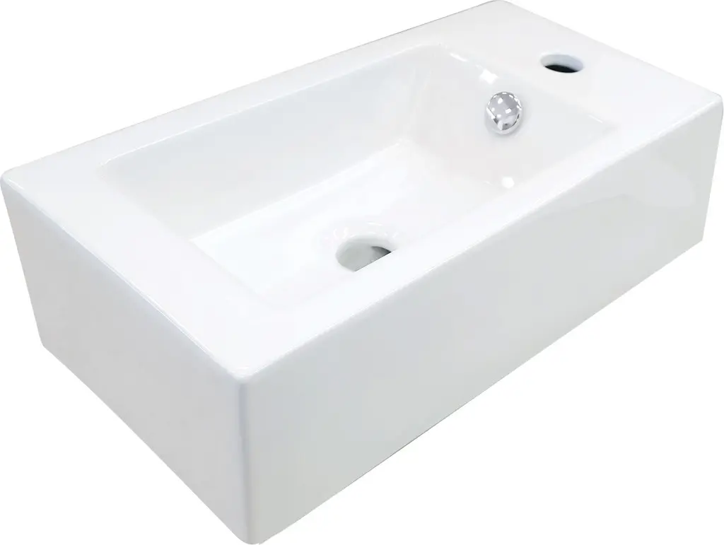 Deante Umyvadlo na desku Square 50x25,5 cm Pravé - CGS 6U2R