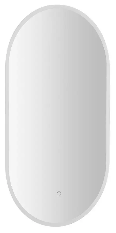 AQUALINE MAGARA oválné zrcadlo s LED osvětlením 45x80cm, dotykový senzor, stmívatelné MG045