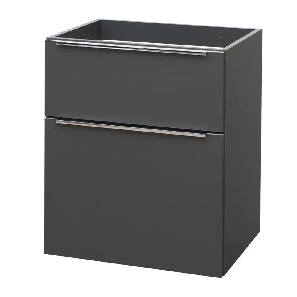 Mereo Mailo, koupelnová skříňka 60 cm, antracit, elox AL madlo CN530SN