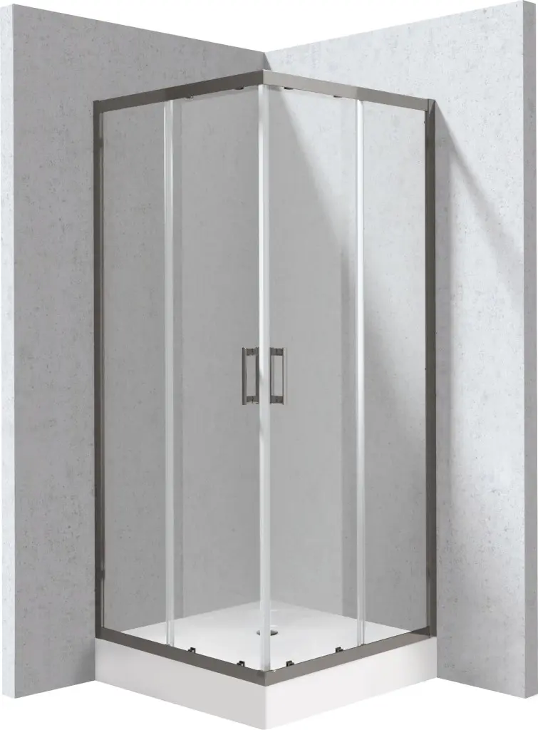 DEANTE Funkia Evo čtvercový kout s vaničkou, 90x90 cm KYCZD099P