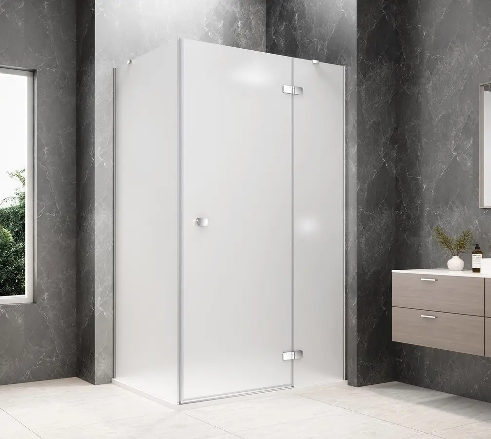 POLYSAN GLOBE CHROME obdélníkový sprchový kout 1200x900, matné sklo, pravé GB1012-3315MRC