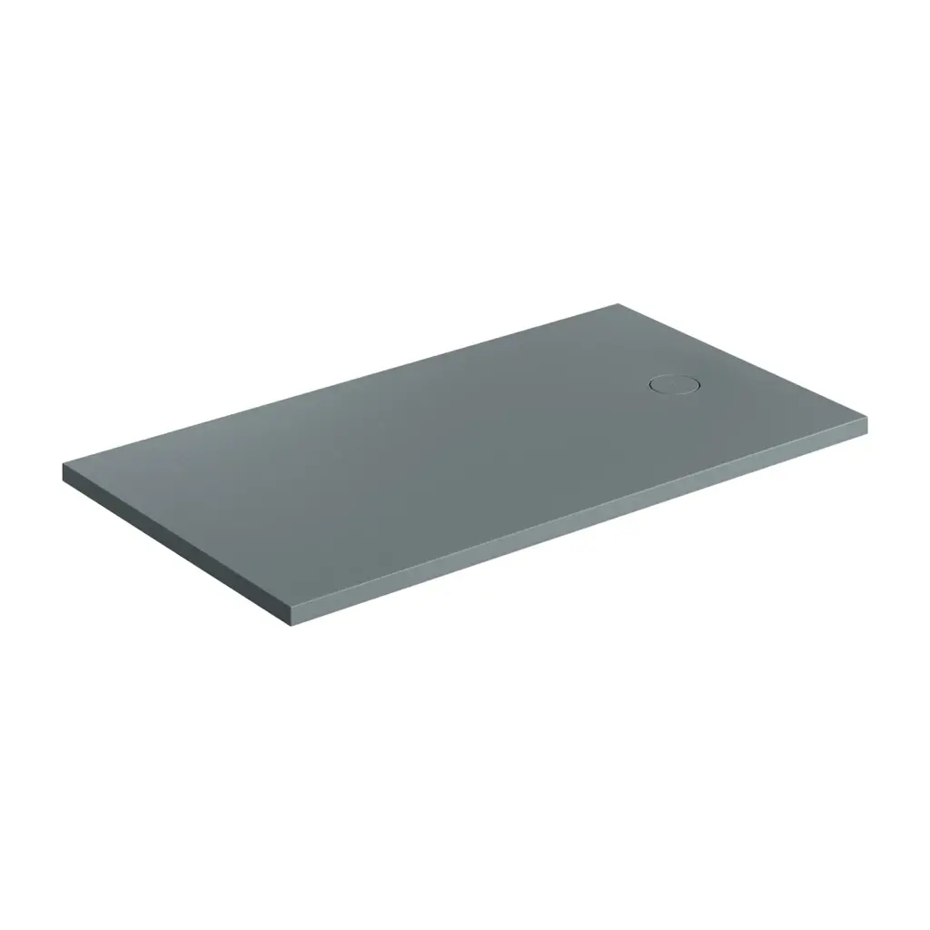 OMNIRES AQUAROCK kompozitní sprchová vanička protiskluzová, 80 x 140 cm, ash grey mat AQUAROCK80-140AG