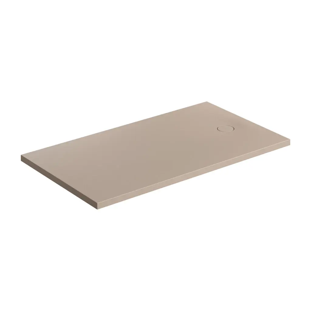 OMNIRES AQUAROCK kompozitní sprchová vanička protiskluzová, 80 x 140 cm, dune beige mat AQUAROCK80-140DB