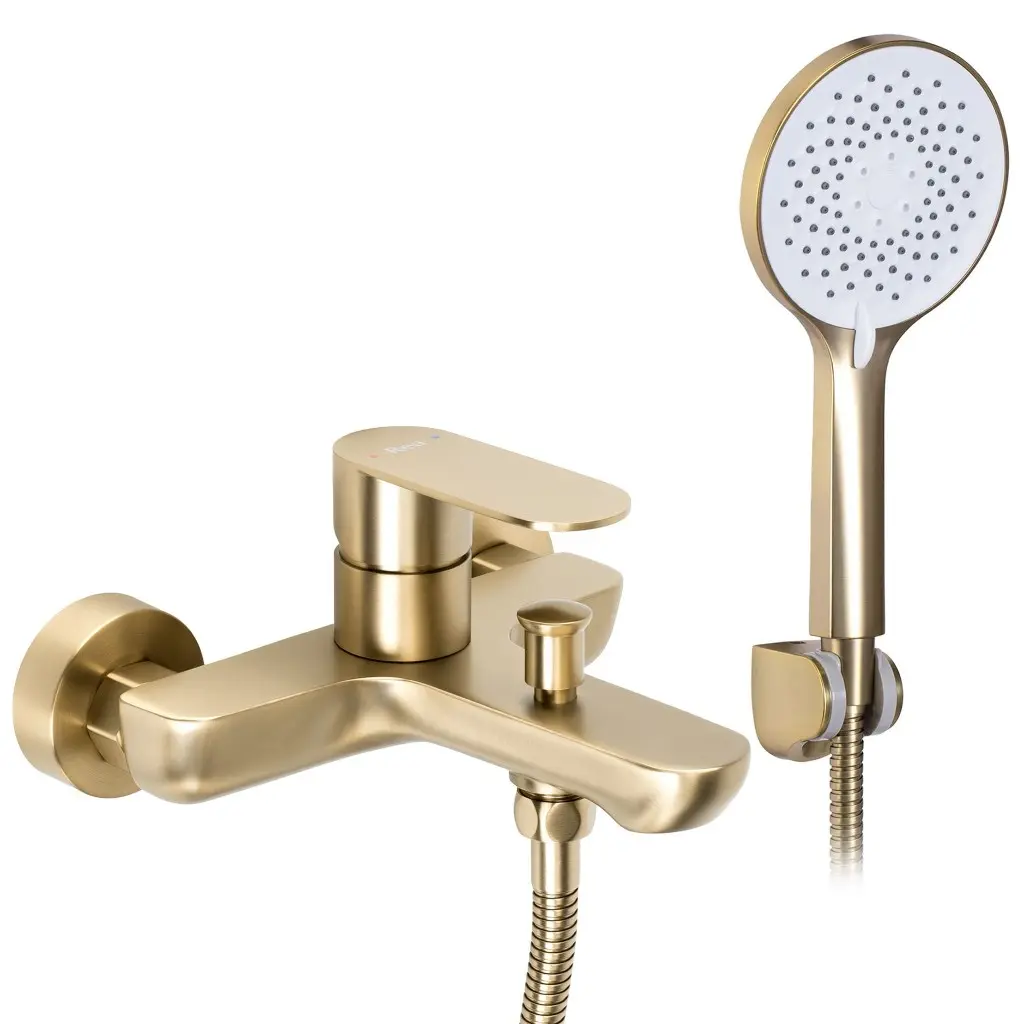 REA Koupelnová baterie Logan Brush Gold REA-B2227