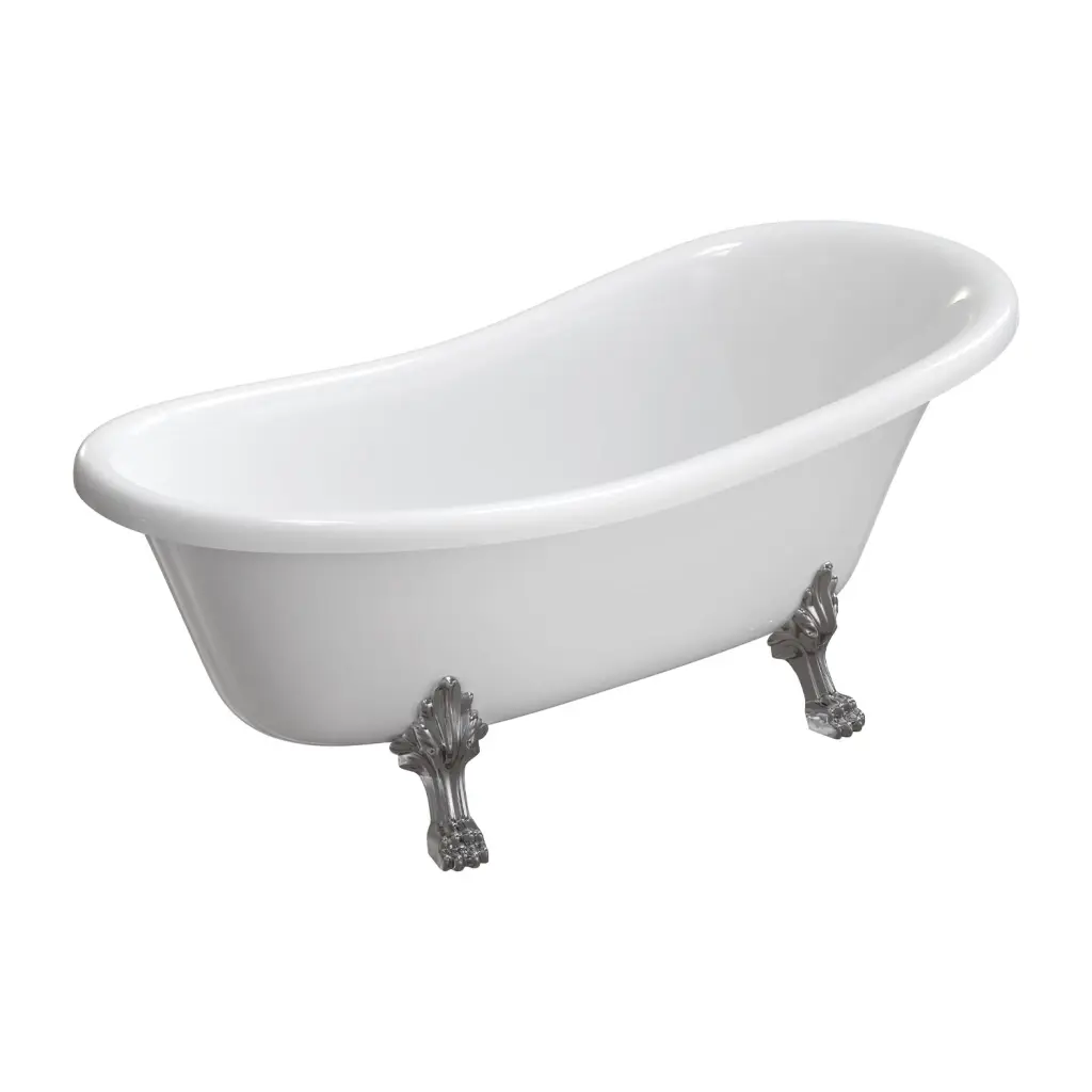 OMNIRES ATENA COMFORT M+ volně stojící vana, 168 x 76 cm, bílý lesk ATENA168BP