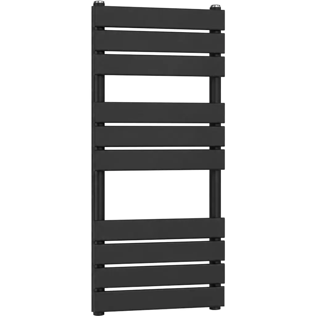 Koupelnový radiátor Claude - boční připojení - 480 W - černá matná - 1000x500 mm