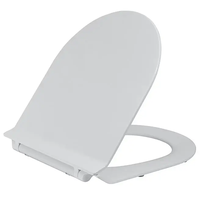 WC sedátko Cesso/Felci/Carlito - Slim/SoftClose - UF plast - bílá lesklá - 36,4x4,9x42,7 cm