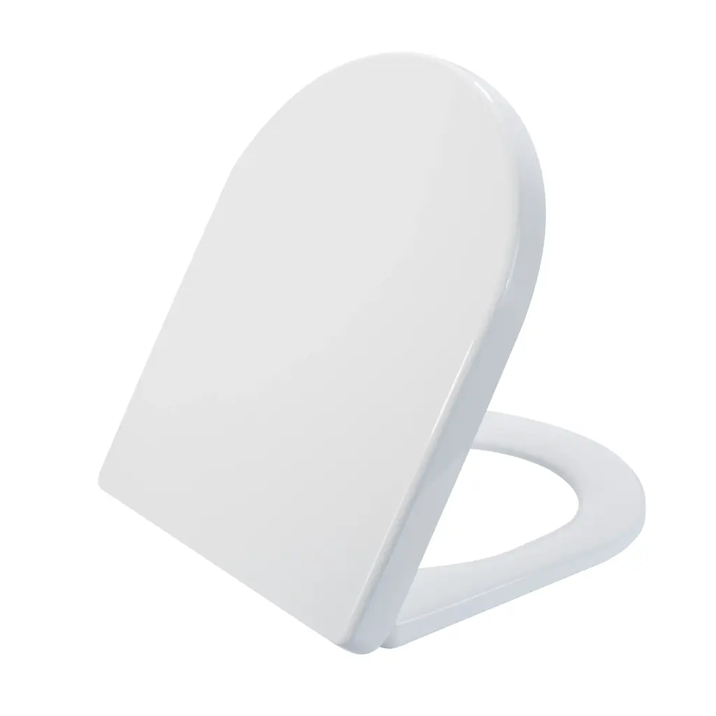 WC sedátko Hygisink - SoftClose - UF plast - bílá lesklá - 35,9x5x46,4 cm