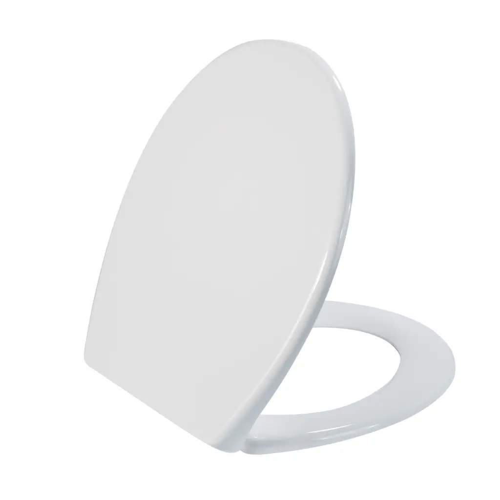 WC sedátko Tavoleta - SoftClose - UF plast - bílá lesklá - 37,2x5,2x44,6 cm