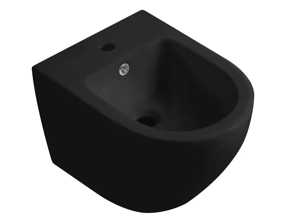 CERANO Bidet závěsný Cesso černá matná 49x36 CER-417404