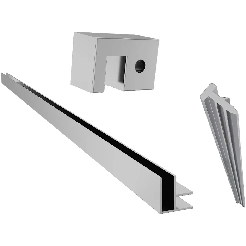 Příslušenství pro instalaci rohového Walk-in Onyx - chrom