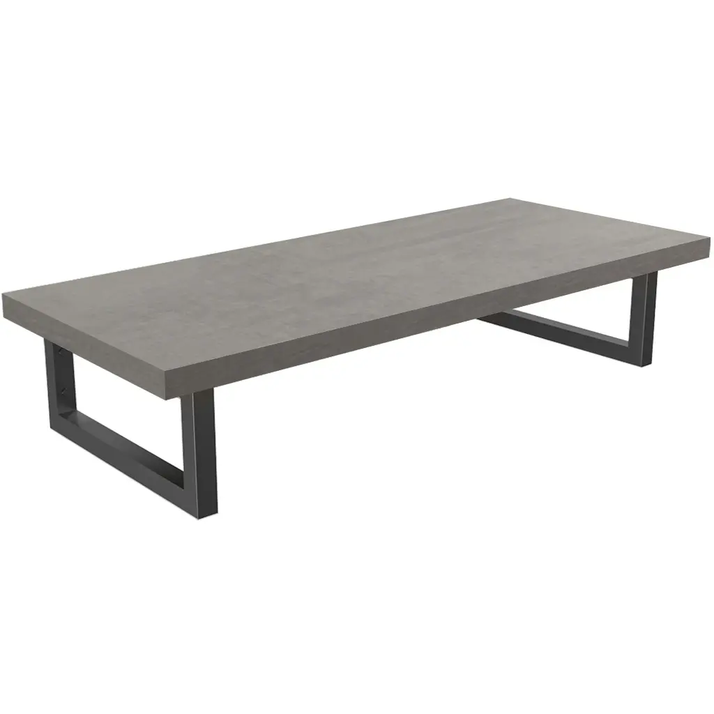 Deska pod umyvadlo Navira Pro + 2 konzole pod desku - betonově šedá - 60x46x3,6 cm - 606006