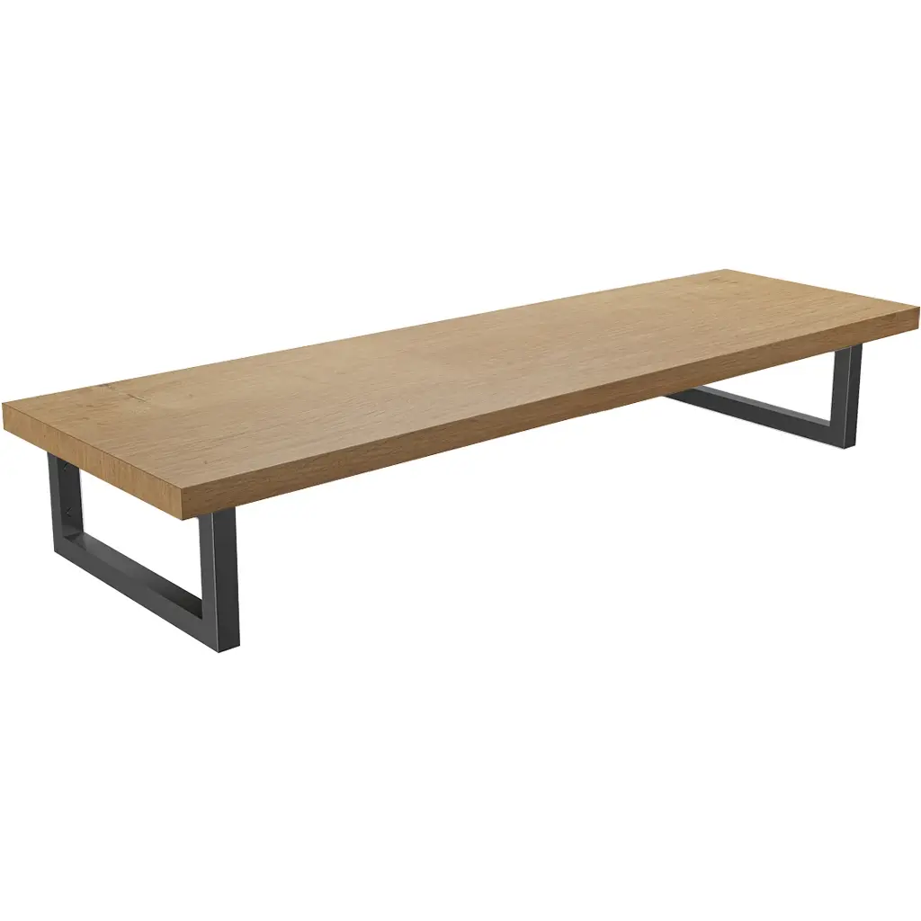 CERANO Deska pod umyvadlo Navira Pro + 2 konzole pod desku dub medový 100x46x3,6 CER-606036