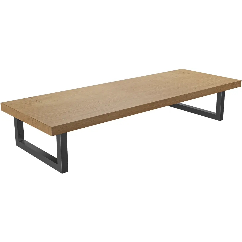 CERANO Deska pod umyvadlo Navira Pro + 2 konzole pod desku dub medový 80x46x3,6 CER-606045