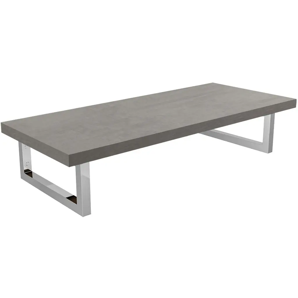 Deska pod umyvadlo Navira Pro + 2 konzole pod desku - betonově šedá - 60x3,6x46 cm - 606054