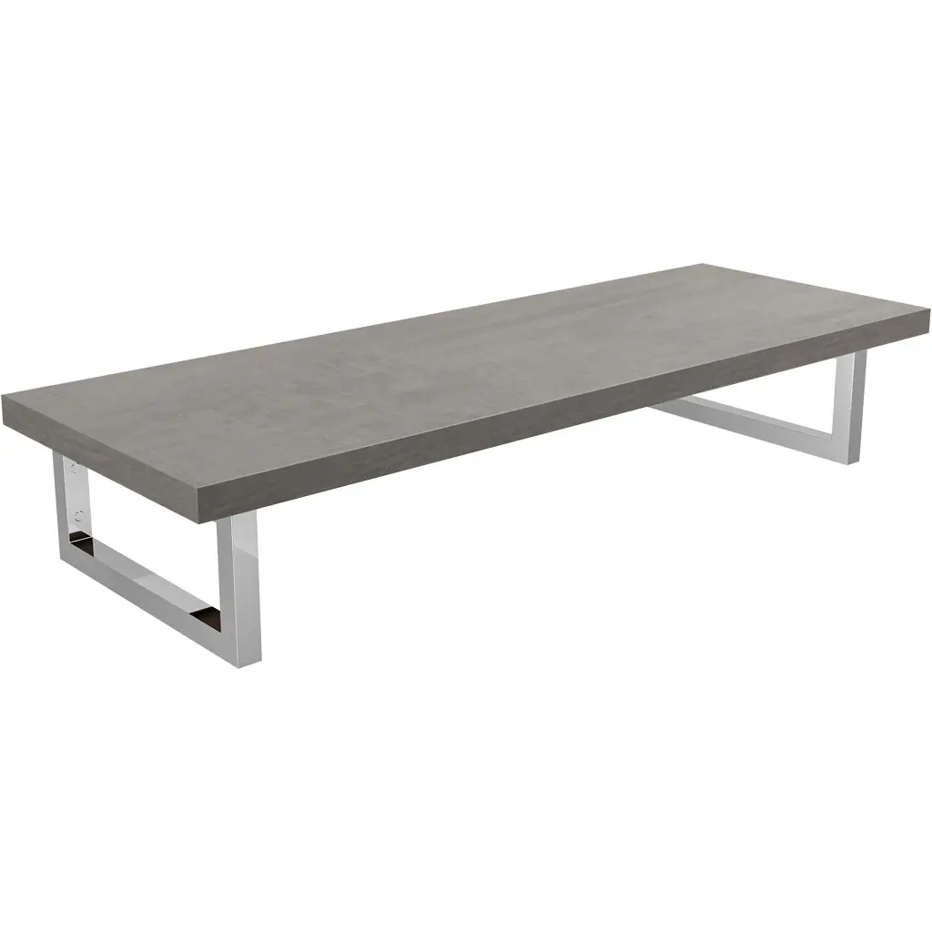 Deska pod umyvadlo Navira Pro + 2 konzole pod desku - betonově šedá - 80x3,6x46 cm - 606057