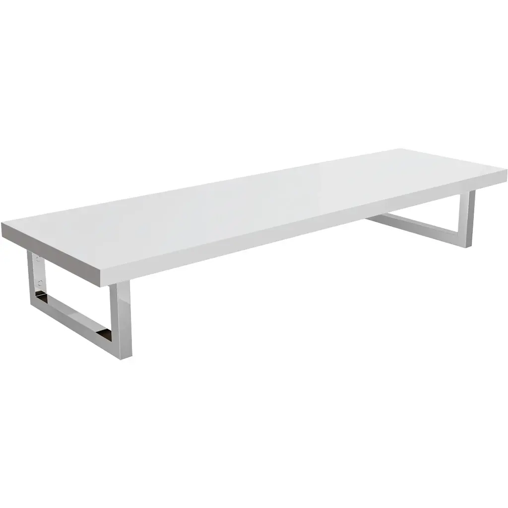 CERANO Deska pod umyvadlo Navira Pro + 2 konzole pod desku bílá matná 100x3,6x46  CER-606060