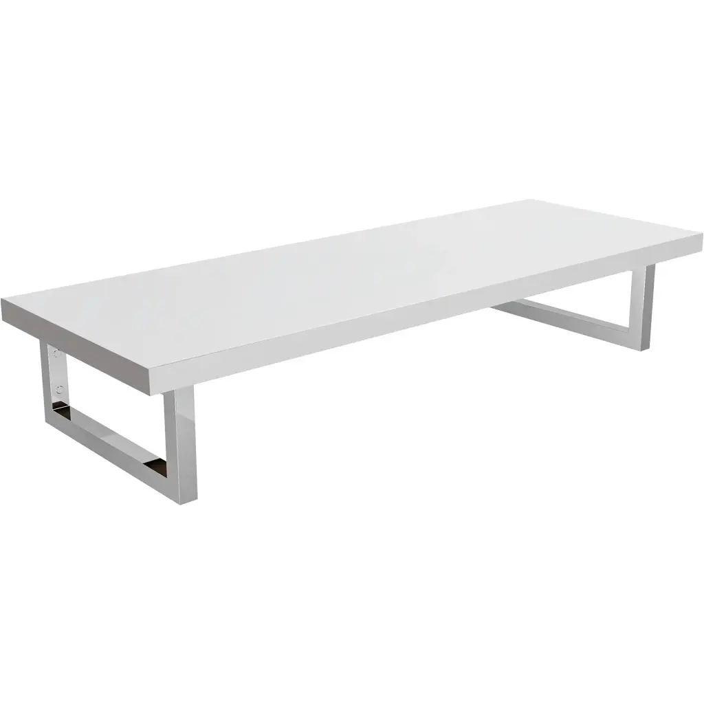 CERANO Deska pod umyvadlo Navira Pro + 2 konzole pod desku bílá matná 80x3,6x46  CER-606069