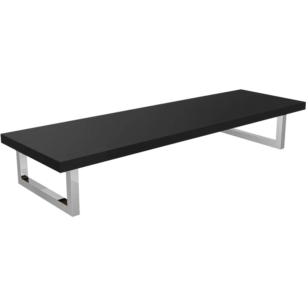 Deska pod umyvadlo Navira Pro + 2 konzole pod desku - černá matná - 100x3,6x46 cm - 606072