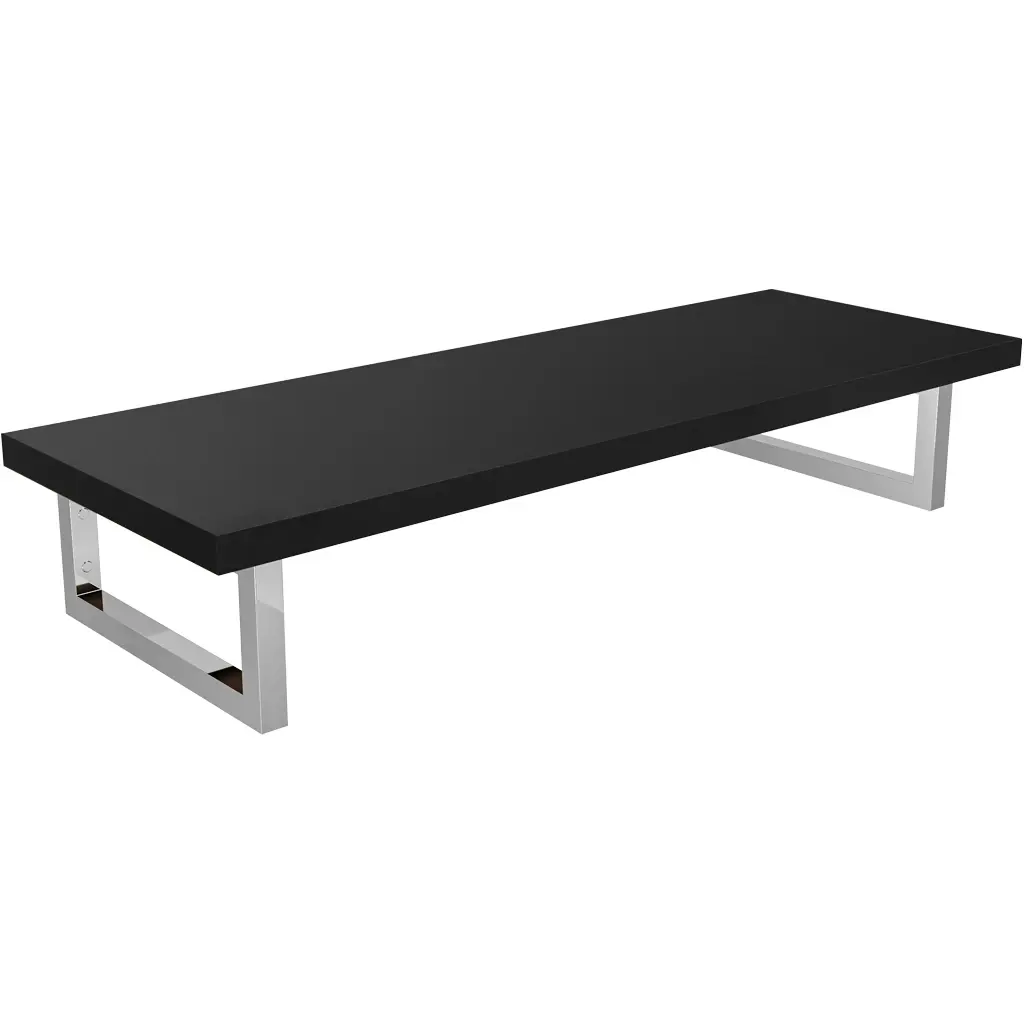 CERANO Deska pod umyvadlo Navira Pro + 2 konzole pod desku černá matná 80x3,6x46  CER-606081